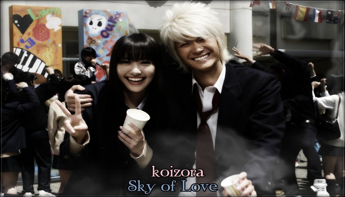koizora sky of love mika and hiro poster by tokimemota d6ool4f - Sky Of Love, tình yêu tuổi 17