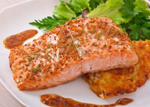 Ca hoi sot bo toi 2 300x215 - Top 14 món ăn ngon từ cá hồi cực kỳ bổ dưỡng cho cơ thể